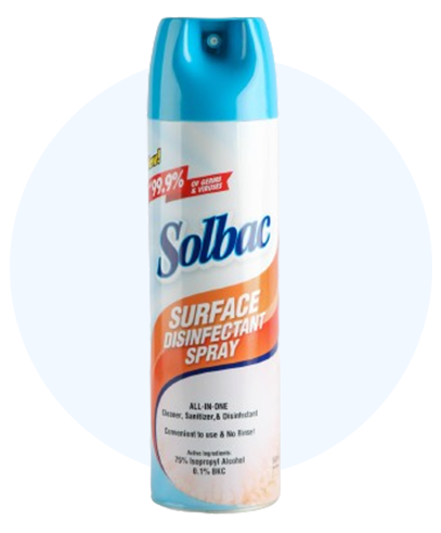 surface disinfectant spray